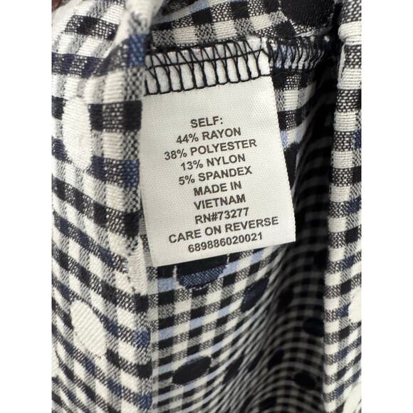 Elle Polka Dot Gingham Dress Size XS‎ NWT - Picture 4 of 6